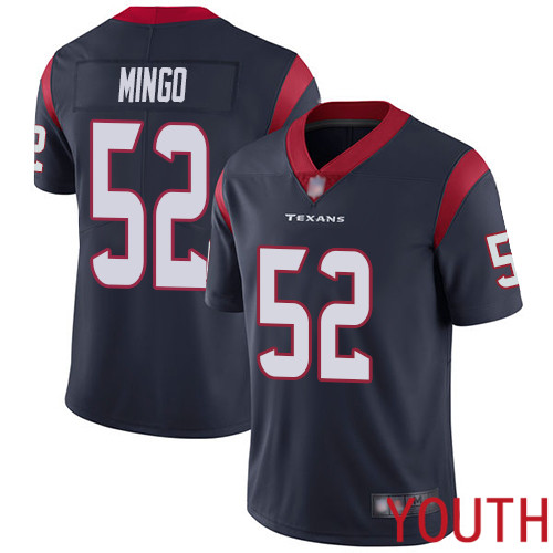 Houston Texans Limited Navy Blue Youth Barkevious Mingo Home Jersey NFL Football 52 Vapor Untouchable